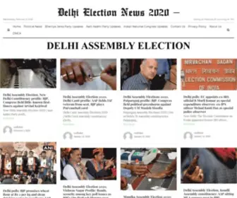 Delhielection2020.in(Delhielection 2020) Screenshot