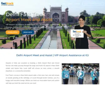 Delhifasttrack.com(Delhi Airport Meet and Assist) Screenshot