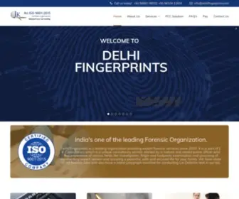 Delhifingerprints.com(Forensic Experts) Screenshot