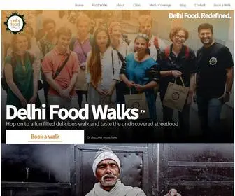 Delhifoodwalks.com(Delhi Food Walks) Screenshot