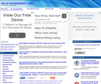 Delhigovernmentjobs.in(Delhi Government Jobs) Screenshot