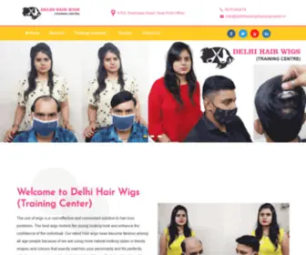 Delhihairwigstrainingcentre.in(Hair Wigs Training Centre in Delhi) Screenshot