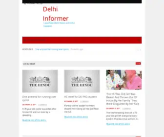 Delhiinformer.com(Delhi Informer) Screenshot