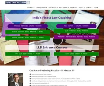 Delhilawacademy.com(Delhi Law Academy) Screenshot