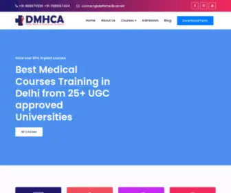 Delhimedical.net(Delhi Medical Healthcare Academy) Screenshot