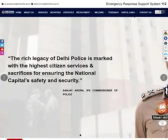 Delhipolice.gov.in(Delhipolice) Screenshot