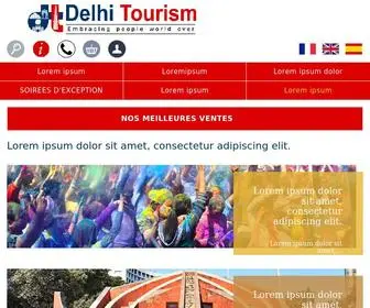 Delhitourism.co(Lorem ipsum dolor sit amet) Screenshot