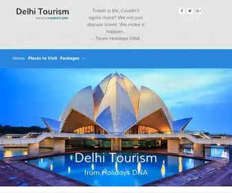 Delhitourism.travel(Delhi Tourism Packages) Screenshot