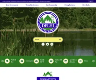 Delhitownship.com(Delhitownship) Screenshot