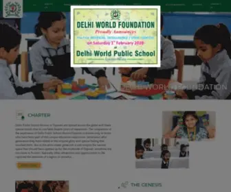 DelhiWorldfoundation.org(Delhi World Foundation) Screenshot