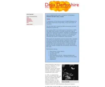 Delia-Derbyshire.org(Delia Derbyshire) Screenshot