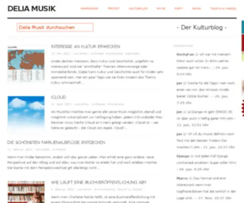 Delia-Musik.de(Delia Musik) Screenshot