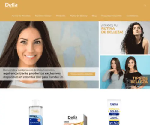Delia.com.co(Delia Colombia) Screenshot