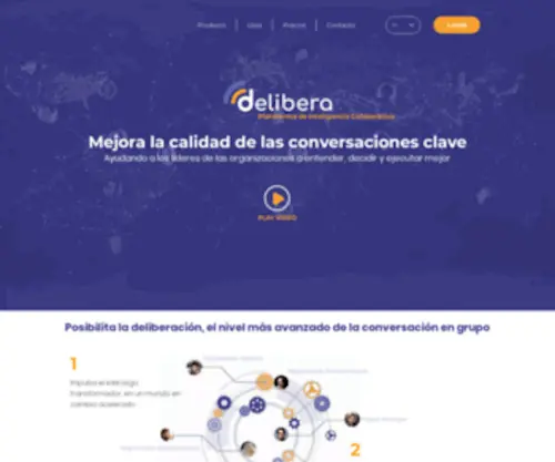 Delibera.com(Improving key conversations) Screenshot