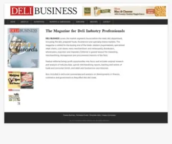 Delibusiness.com(Deli Business Magazine) Screenshot