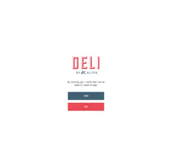 Delibycaliva.com(DELI by Caliva) Screenshot