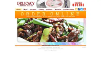 Delicacychinesebistro.com(Delicacy Chinese Bistro) Screenshot