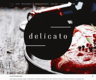 Delicatofood.de(Delicato Foodservice) Screenshot