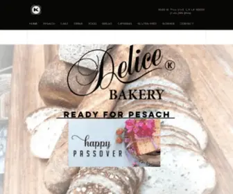 Delicebakery.com(Mysite) Screenshot