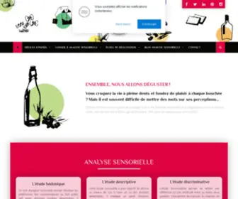 Delicesdinities.fr(École de dégustation & d'analyse sensorielle à Valence) Screenshot