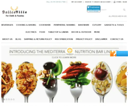 Deliceville.com(Kitchen Gadgets) Screenshot