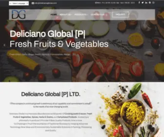 DelicianoGlobal.com(Deliciano Global) Screenshot