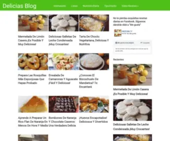 Deliciasblog.com(Delicias Blog) Screenshot