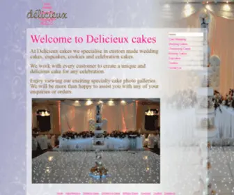 Delicieuxcakes.co.uk(Delicieux Cakes) Screenshot