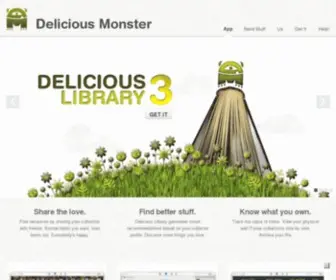 Delicious-Monster.com(Delicious Library 3) Screenshot