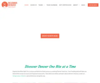 Deliciousdenverfoodtours.com(Delicious Denver Food Tours) Screenshot