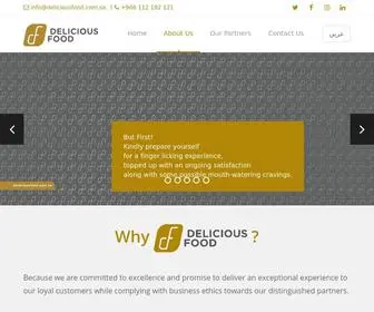 Deliciousfood.com.sa(Delicious Food) Screenshot