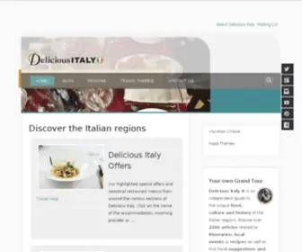 Deliciousitaly.com(Delicious Italy) Screenshot