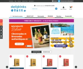 Delidrinks.com(Frappés smoothies) Screenshot