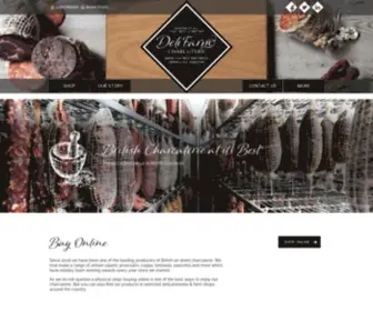 Delifarmcharcuterie.co.uk(Cornish Salami & Air) Screenshot