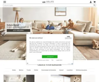 Delife.com(Möbel von DELIFE) Screenshot
