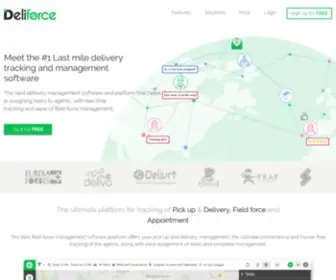 Deliforce.io(Delivery management software) Screenshot