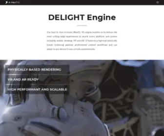 Delight-Engine.com(Xymatic is the leading technology provider in the field of next) Screenshot