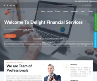 Delightfinancial.com(Delight Financial Services Globalizing Traders) Screenshot