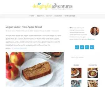 Delightfuladventures.com(Easy Vegan Gluten) Screenshot