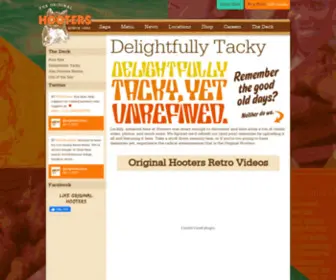 Delightfullytackyyetunrefined.com(Original Hooters) Screenshot