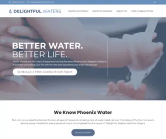 Delightfulwaters.com(Better water) Screenshot