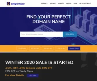 Delighthoster.com(Delight Hoster $1 Web Hosting) Screenshot