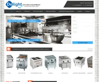 Delightkitchenequipment.com(Commercial Kitchen Equipment Manufacturer in Delhi) Screenshot