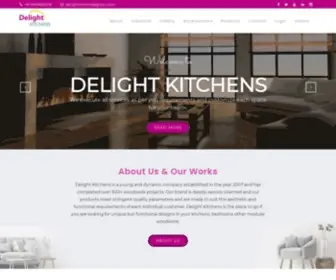 Delightkitchens.com(Delight Kitchens) Screenshot