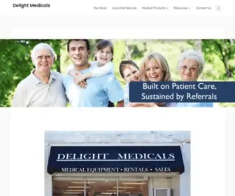 Delightmedicals.com(Delight Medicals) Screenshot