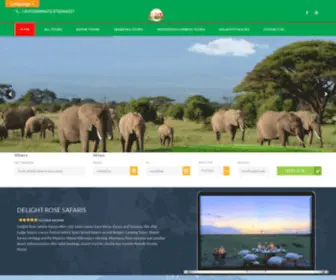 Delightsafaris.com(Kenya tour operator) Screenshot