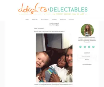 Delightsanddelectables.com(Delights and Delectables) Screenshot