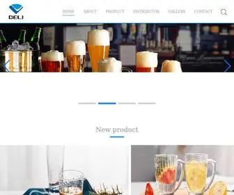 Deliglassware.com(Deli) Screenshot