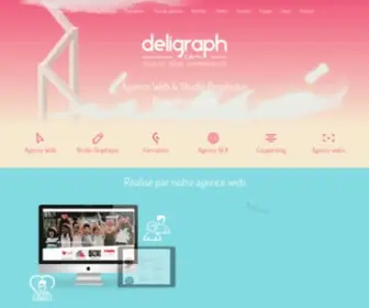 Deligraph.com(Agence de communication visuelle à Bruxelles et Verviers) Screenshot