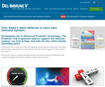 Delimmune.com(Known as the makers of del) Screenshot
